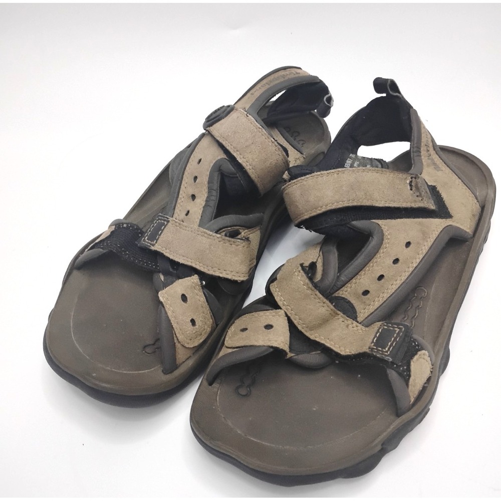Timberland Fisherman Sandals Mens 10 Brown Leather Adjustable Straps
